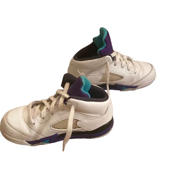 Nike Air Jordan 5 Retro TD 'Grape' Size 9C - Picture 4 of 7